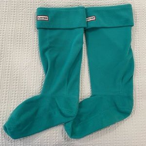 Teal Fleece Hunter Boot Liner Socks, Size M/L